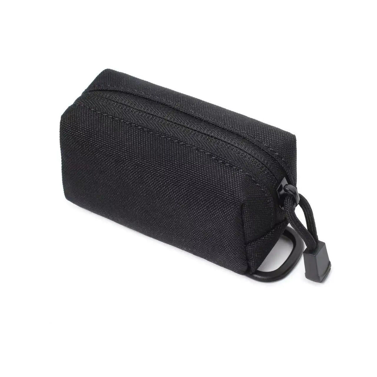 Outdoor Mini EDC Zipper Pouch MOLLE Small Portable Nylon Key Coin Purse with D-Ring for Cycling Hunting Hiking Travel