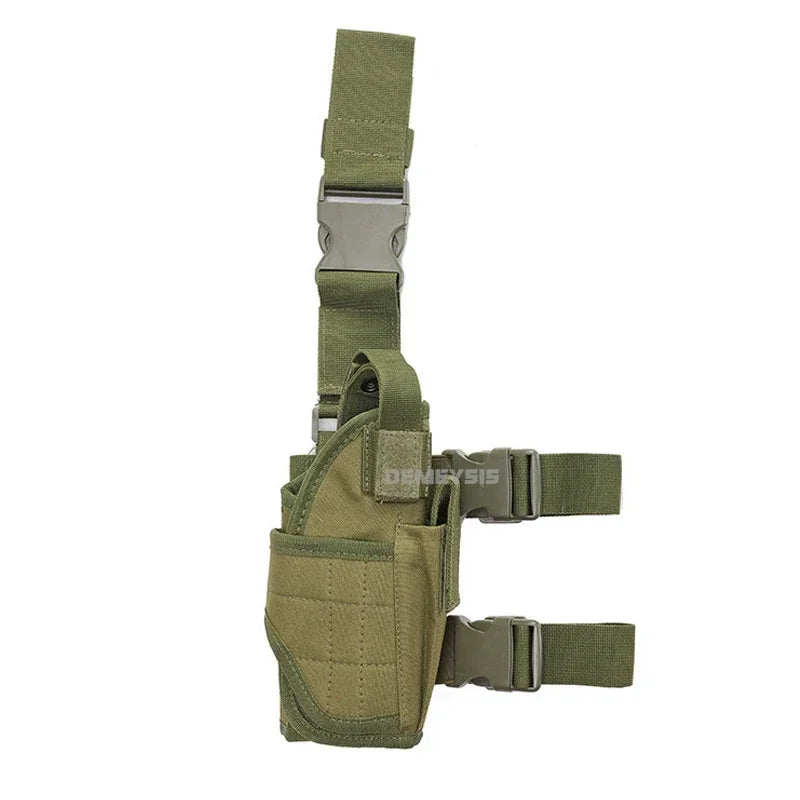 Universal Drop Leg Gun Holster Right Handed Tactical Thigh Pistol Bag Pouch Legs Harness for All Handguns