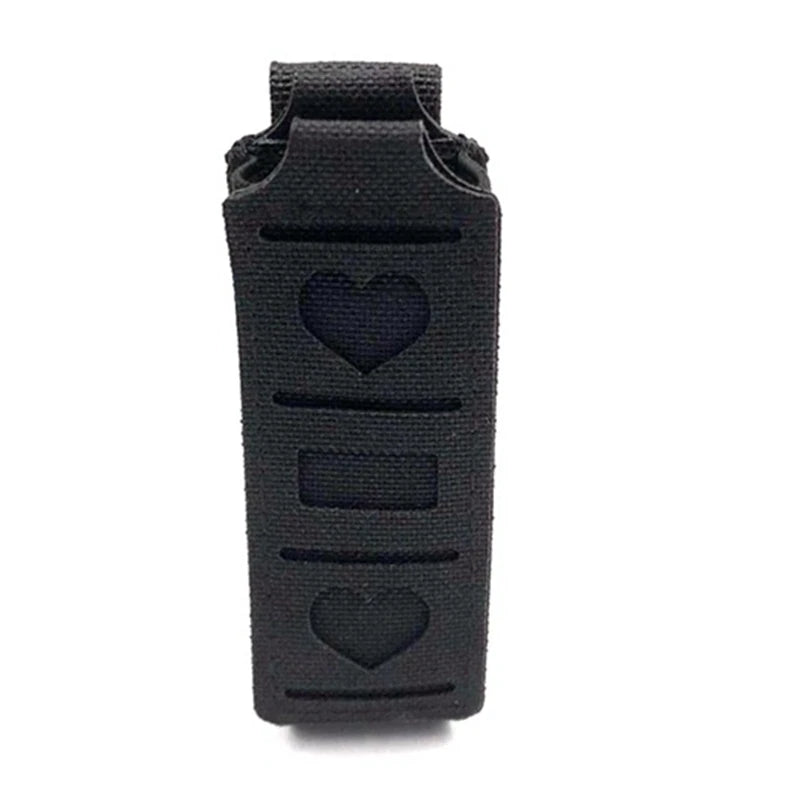 Open-Top Molle Mag Carrier Tactical Pistol Magazine Pouch Single Stack/Magazine Pouch for 9mm/.45 Caliber Mags