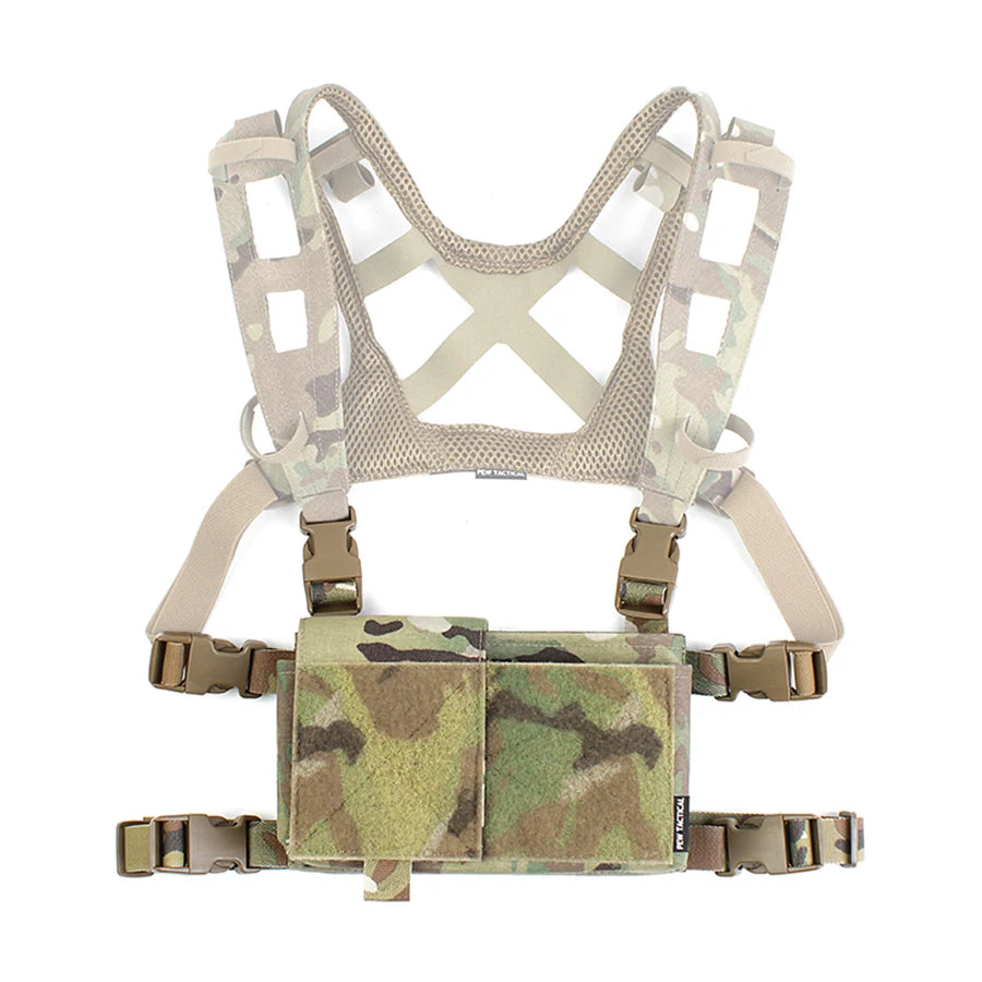 PEW Tactical Chest Pouch Front Panel Set MK3 MK4 For Chest Rig /5.56 Mag Carrier PT-VT06