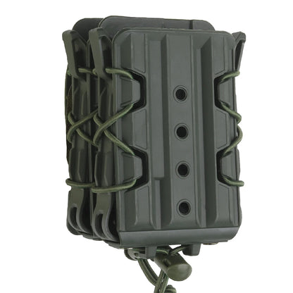 All Terrain Double Rifle Magazine Pouch M4 AR 5.56 AK 7.62 Mag Holster Carrier Cartridge Holder for Molle Vest Belt