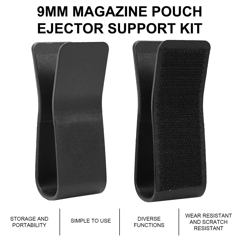 Tactical Single Nylon With Hook&Loop 9mm Hunting Airsoft Magazine Pouch Mag Insert Pistol .45 45ACP Pistol Magazine Equipment