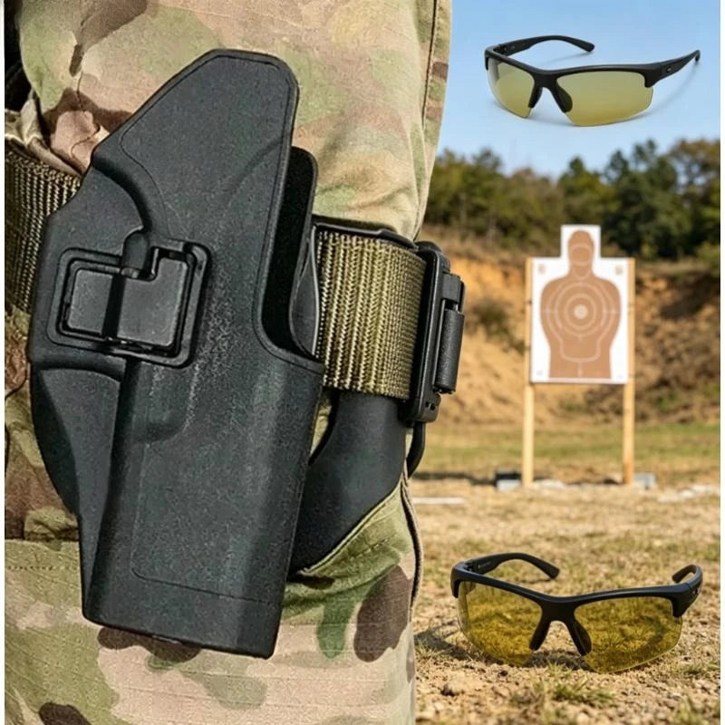 Outdoor Tactical G18 Holster Quick Pull Design Waist Carry Pistol Sleeve Hunting Protective Equipment