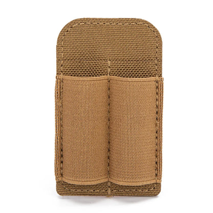 Tactical 2 Rounds Buttstock Ammo Pouch 7.62mm Bullet Magazine Hunting Accessories 2 Hole Ammo Shell Holder Shotgun Bullet Pouch