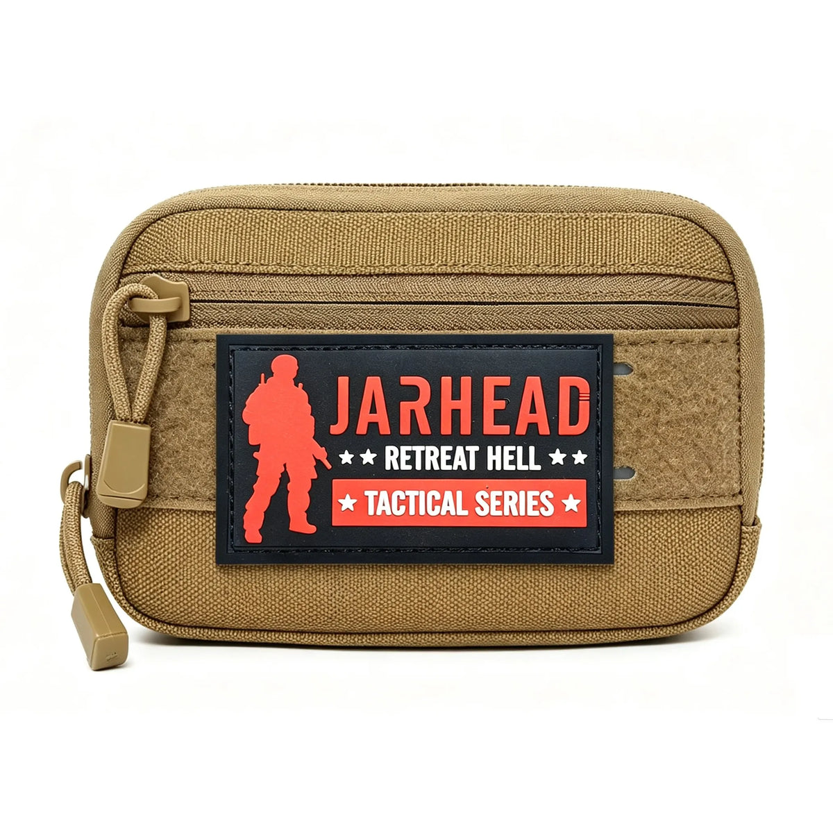 Tactical Laser Cut EDC Pouch Double Zipper Wallet Bag Outdoor Molle Admin Pouch Hiking Hunting Accessory Bag Daily Use