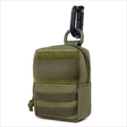 Tactical Mini MOLLE Pouch Compact Utility EDC Battery Cigarette Case Card Slot Waist Bags For Hunting Trekking Running Camping