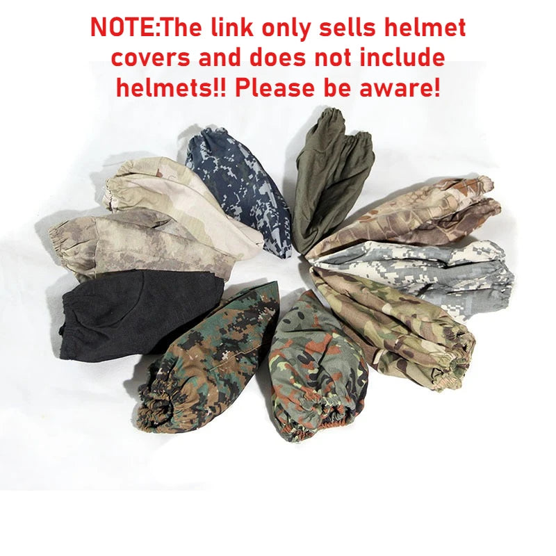 1Pc Military Green Tactical Helmet Cover Elastic Camouflage Protective Cap for Steel Helmet Uniform Accessory