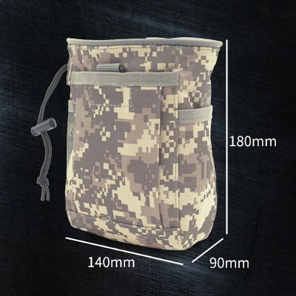 1PC Molle Drawstring Magazine Dump Pouch Adjustable Utility Belt Fanny Hip Holster Bag Outdoor Hunting Accessories