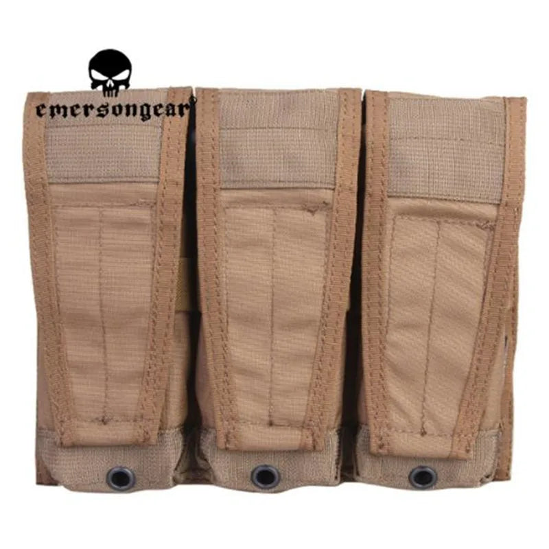Emersongear Flap Triple Magazine Pouch Mag Storage Purposed Bag Molle System