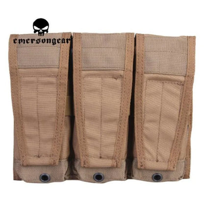 Emersongear Flap Triple Magazine Pouch Mag Storage Purposed Bag Molle System