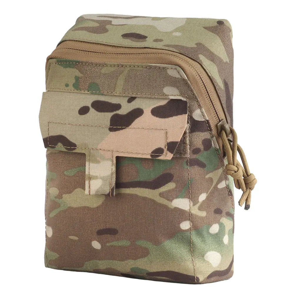 Tactical Vest Waist Plate Carrier Pouch Multi-functional Molle Storage Bag Hunting Map Navigation Pouches Airsoft Ammunition Fir