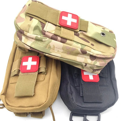 Medical EDC Bag Molle First Aid Kit Portable Outdoor Rescue Bag Tourniquet Scissors Bag Hunting Survival Pack Hiking Accessories