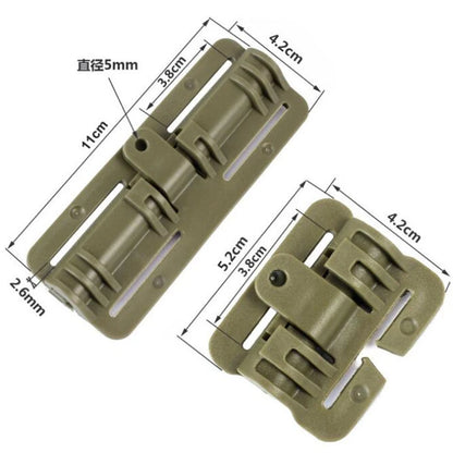 2pcs Outdoor Plate Carrier Armor Vest Quick Release Buckle Set Rapid Open Connector Set for JPC CPC NCP XPC Hunting Accessories