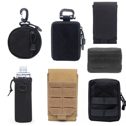 Tactical Bags Molle Pouches Waist Bag Men Phone Pouch Belt Fanny Pack EDC Pack Outdoor Camping Hunting Accessories