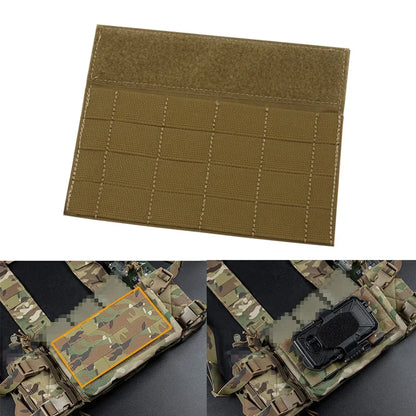 MOLLE Vest Full Panel Front Flap Micro Fight Chassis Hanging Panel For MK3 MK4 Chest Rig Micro Fight MOLLE Full Flap Nylon 5TYPE