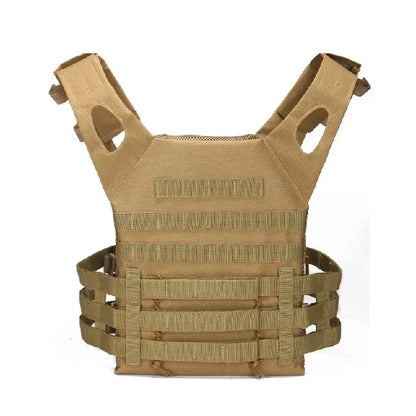 F4600D Security Tactical Vest Body Armor Lightweight Adjustable JPC Molle Pouch Plate Carrier Hunting Vest Training CS Game Gear