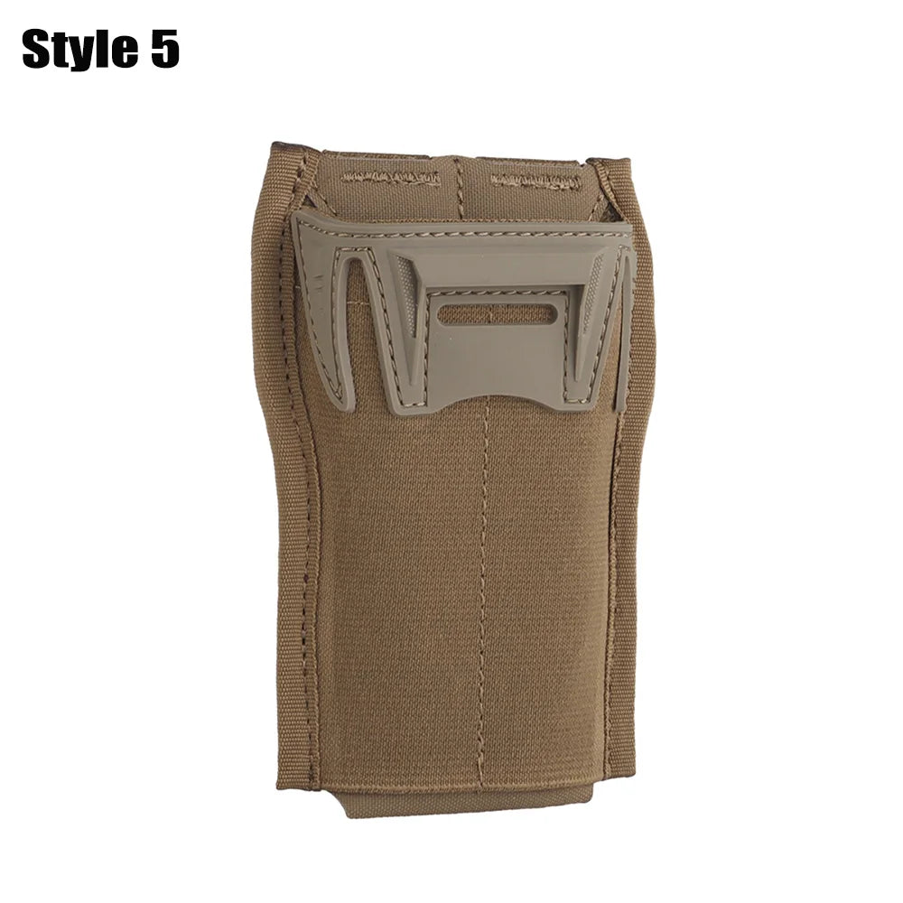 OPHIDIANTAC 5.56/7.62/9mm/AR15/M4 Mag Bag Molle System Lightweight Storage Bag Waistcoat Accessory Pack for hunting gear