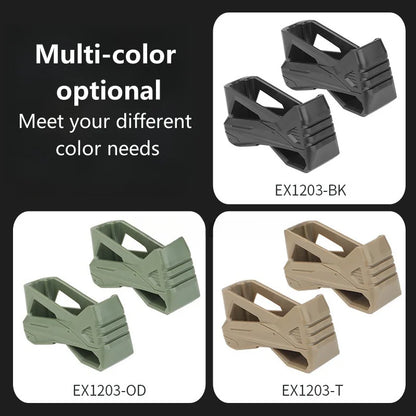 2PCS Multi functional Quick Pull Rubber Cover Fixed Accessories Camping Live CS Equipment Quick Pull