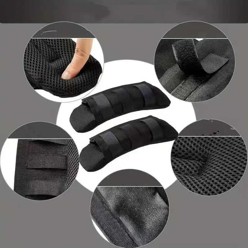 Tactical Backpack Nylon Protect Pads Vest Shoulder Strap Pads Outdoor Backpack Breathable Mesh Cushion Shoulder Pad For Hunting