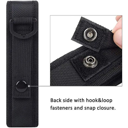 2 Pack XTAR T220 Tactical Flashlight Pouch Polyester Belt Holster Torch Holder EDC For Outdoor Hunting Camping Hiking Gear