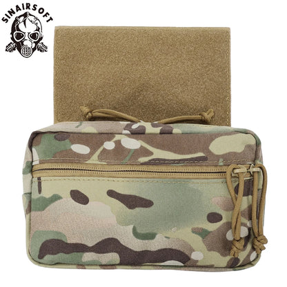 Tactical Vest Dangler Drop Pouch Mini Abdominal Dump Drop Pouch Fanny Pack for JPC CPC LBT D3CR MK3 MK4 Plate Carrier Storage