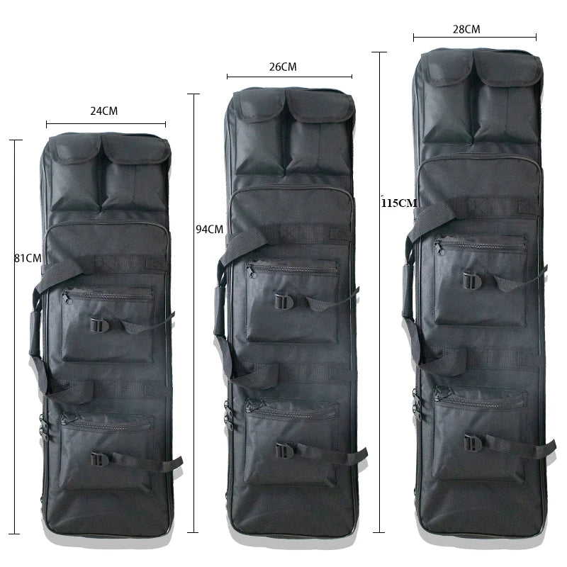 Tactical Hunting Gun Bag Outdoor Long Gun Tote Protective Fishing Equipment Carrier in Multiple Sizes 81cm 94cm 115cm