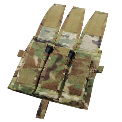 Tactical Triple Magazine Pouch 5.56 M4 Airsot Flip Cover Mag Pouch for AVS SPC JPC 2.0 Vest Wargame Mag Pouch