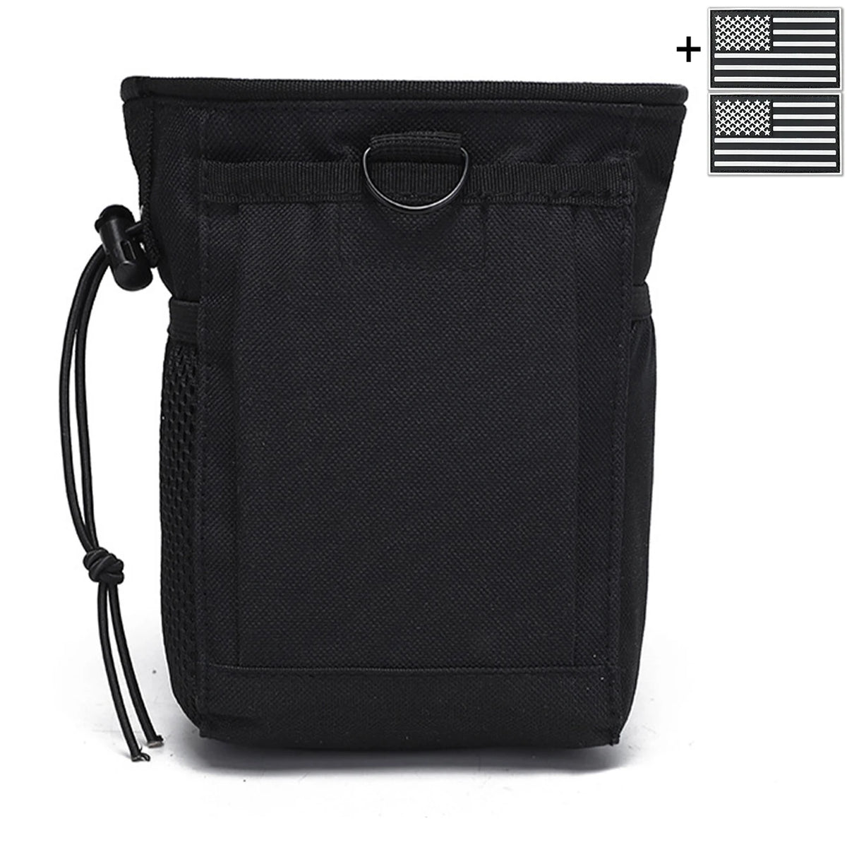 Multi functional storage bag MOLLE waist bag outdoor EDC practical drawstring storage bag, fabric wear-resistant and durable