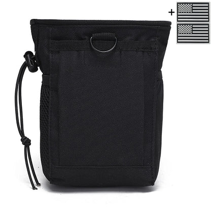 Multi functional storage bag MOLLE waist bag outdoor EDC practical drawstring storage bag, fabric wear-resistant and durable
