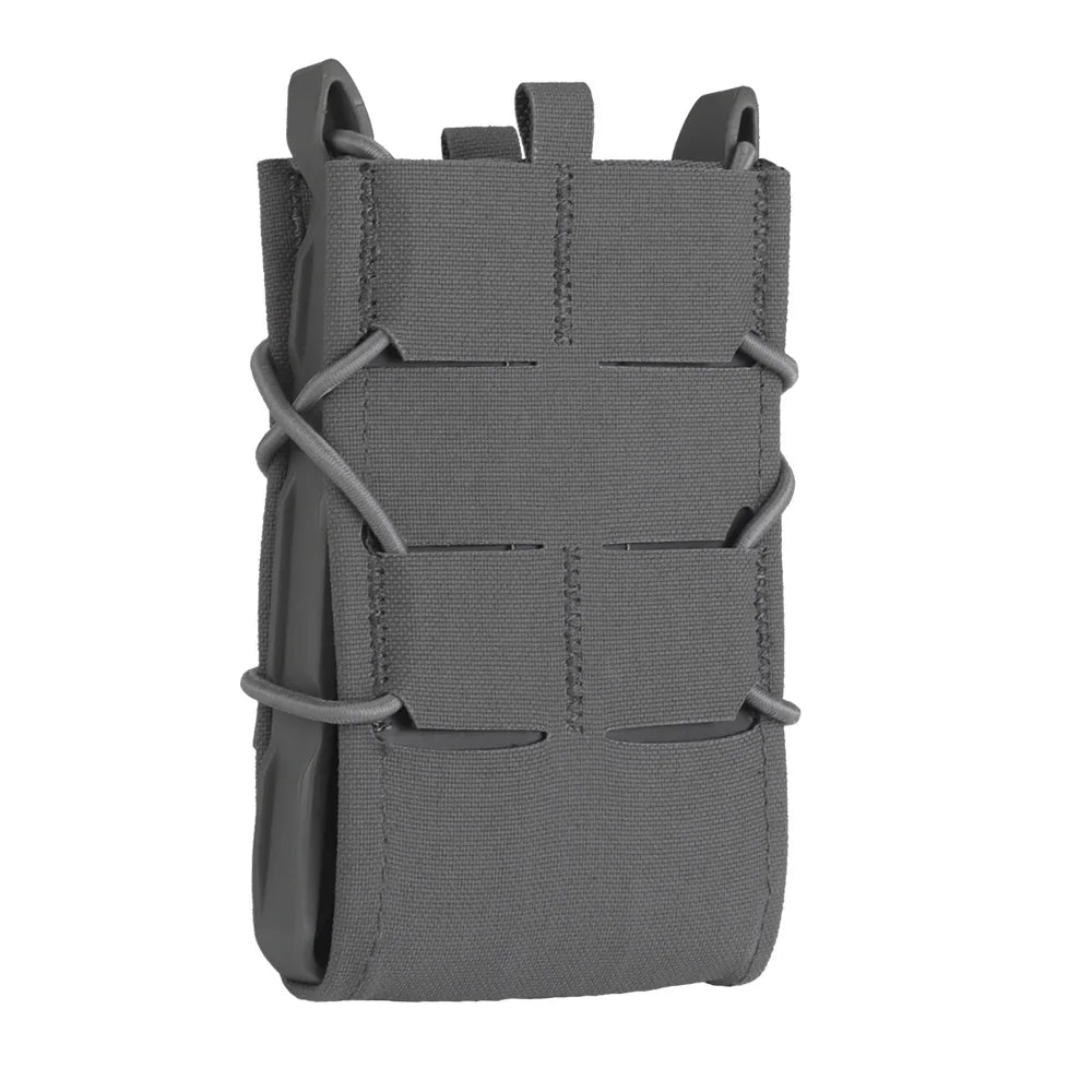 Tiger V2 Single Double Magazine Pouch Set Molle Hook-Loop Mag Carrier Rifle AR 5.56 .233 AK 7.62 .308 Magazine Holster Airsoft