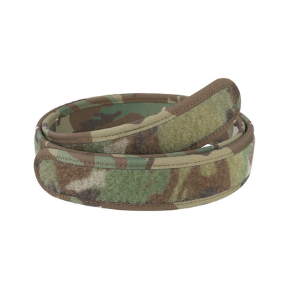 KRYDEX Tactical 1.5'' Loop Inner Belt Buckleless Nylon Waist Duty Belt Hunting Shooting Sport Accessories Men Outer Black Belt