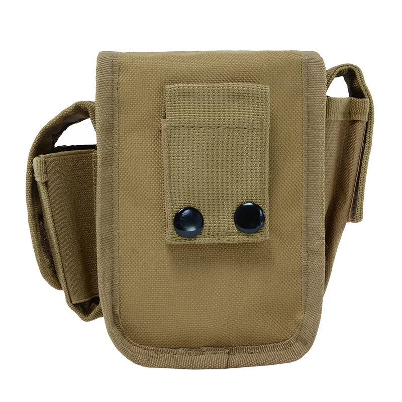 EDC Molle Tactical Pouch Outdoor Tool Kit Hiking Cycling Belt Waist Bag Hunting Miscellaneous Bag With Personality PVC Patches