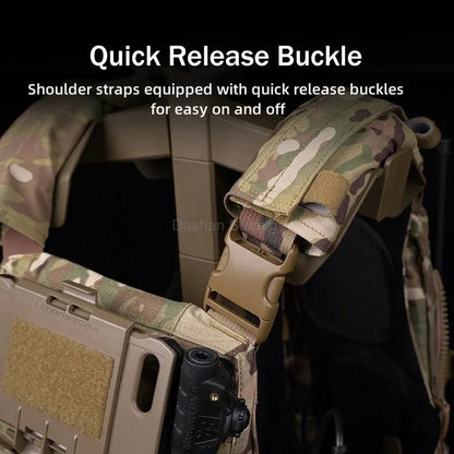 AVS MBAV Tactical Vest Plate Carrier Set Adaptive Modular Quick Release Comfortable MOLLE Airsoft Training Hunting Combat Vests