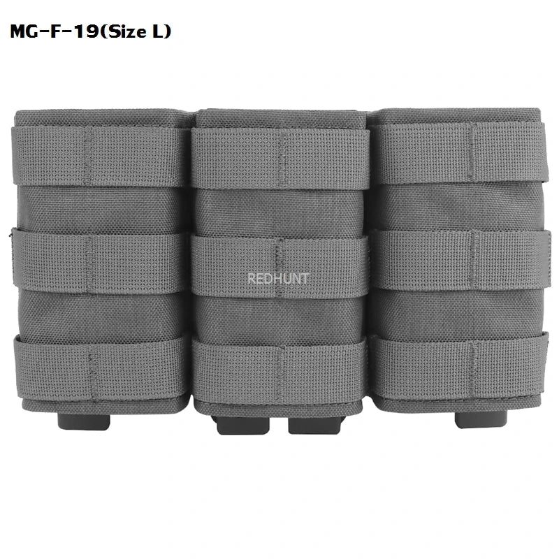 Molle Combat Bag Vest Mag Pouch Pack Fast Cartridges Clip Ammunition Carrier Ammo Holder Tactical Mag 7.62 Triple Magazine Pouch