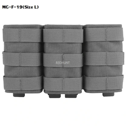 Molle Combat Bag Vest Mag Pouch Pack Fast Cartridges Clip Ammunition Carrier Ammo Holder Tactical Mag 7.62 Triple Magazine Pouch