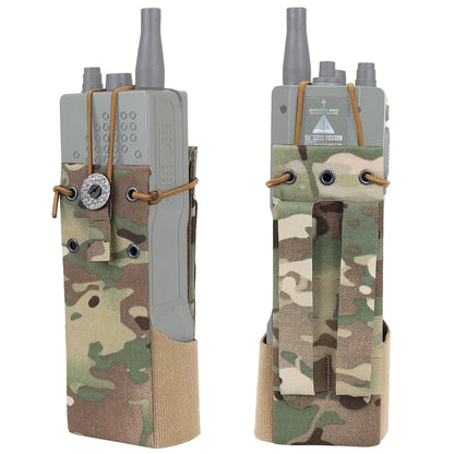 Tactical Universal Radio Pouch MPU5 PRC163 152 148 PTT Holder Bag Walkie-talkie Storage Pocket FC Style Outdoor Hunting