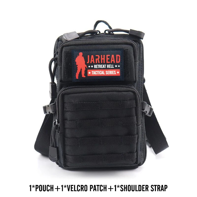 Tactical Molle Utility Mini Backpack Outdoor Camping Tool Bag Phone Pouches EDC Waist Pouch Medical IFAK Pack