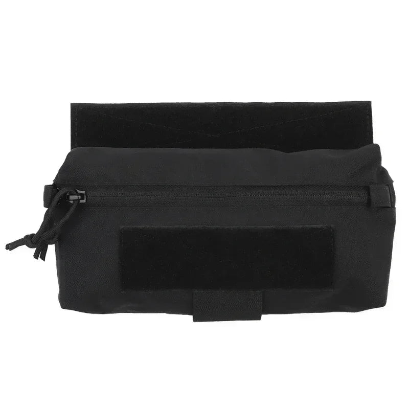 Tactical Pouch Dangler Drop Pouch Mini Abdominal Dump Drop Pouch Fanny Pack for JPC CPC LBT D3CR MK3 MK4 Plate Carrier Storage
