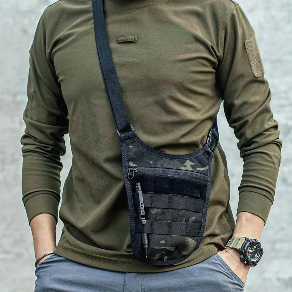 Tactical Shoulder Bag Concealed Bag Shoulder Crossbody Secret Agent Fitted Anti Theft Wallet Hunting Accessories