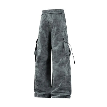Winter Hiking Pants Male 3 In 1 Fleece Tie Dye Waterproof Climbing Camping Sports Pants Warm Removable Windproof Skiing Trousers