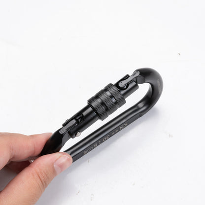 Camnal Custom 30KN Titanium Carabiner Stainless Steel Climbing Gear for High-Altitude Work Tree Climbing Fall Protection