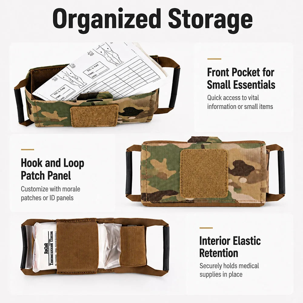 Tactical IFAK Medical Pouch MOLLE First Aid Bag Quick Access Trauma Kit Holder for Vest Belt Airsoft Outdoor Emergency  Gear