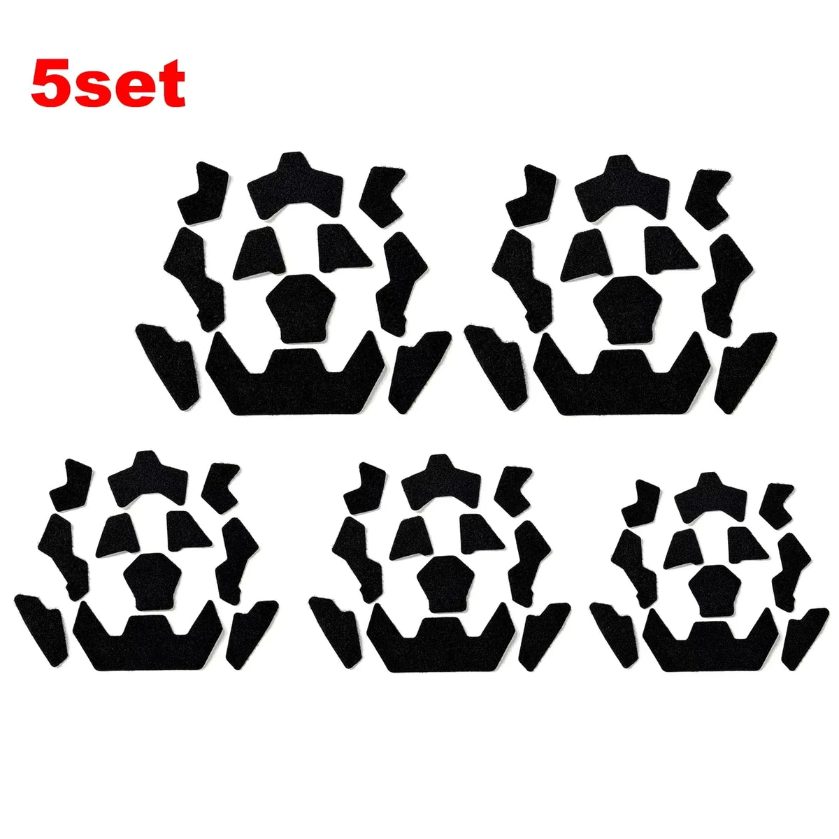 Tactical Helmets Patches 11Pcs Universal Exterior Tape Helmet Hook And Loop Fastener Set for Fast High Cut Helmet Magic Sticker