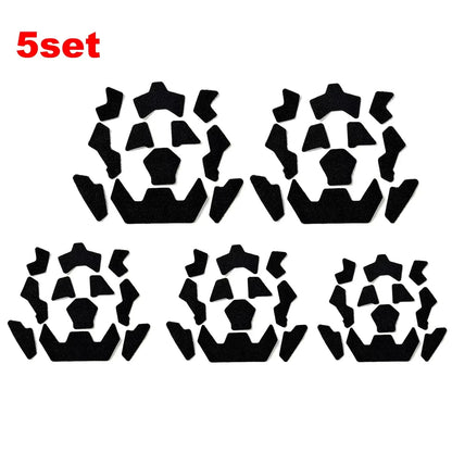 Tactical Helmets Patches 11Pcs Universal Exterior Tape Helmet Hook And Loop Fastener Set for Fast High Cut Helmet Magic Sticker