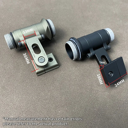 SOTAC Tactical SS MAX Helmet Light Mount with M300V M300B SF Flashlight for Helmet Rail