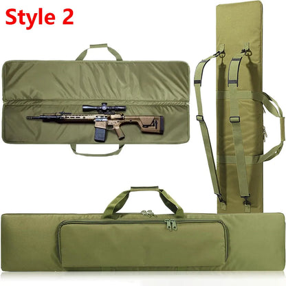 120cm Rifle Gun Case Soft Gun Bag Tactical Shotguns Storage Bag Rifle Carrier Pouch Hunting Gun Backpack for Shooting Range