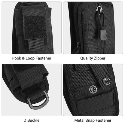 Tactical Shoulder Strap Bag Backpack Sundries Pouch Molle Accessory Pouch Shoulder Tape Additional Bag Multifunctional EDC Bag