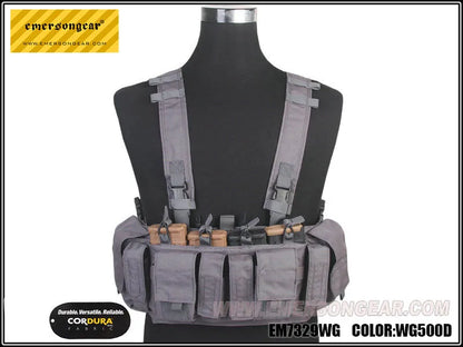 Emersongear MF Style Tactical Chest Rig UW Gen IV Hunting Vest Harness Split Front Carrier Waist Mag Bag