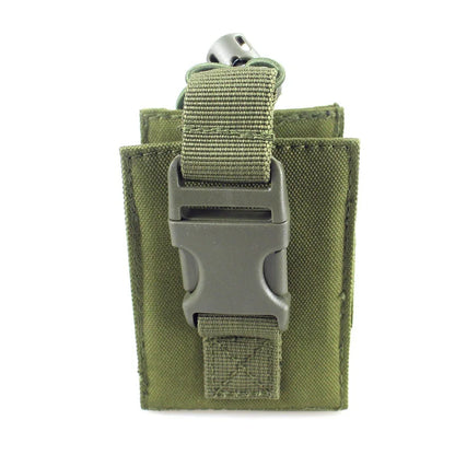 Tactical Molle Walkie Talkie Pouch Interphone Storage Bag Outdoor Molle Radio Pouch Walkie-Talkie Case Holder Accessary Bag