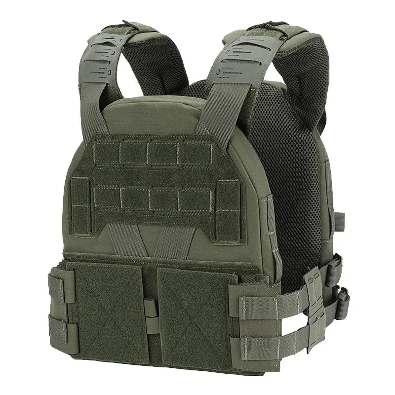 Tactical KZ Plate Carrier Hunting Vest Comfort Lightweight Utility MOLLE Adjustable Quick Release K-Z Body Armor Airsoft Gear